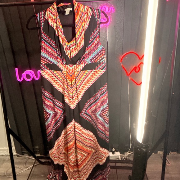 Chico's Dresses & Skirts - Vibrant geometric maxi dress Size 1